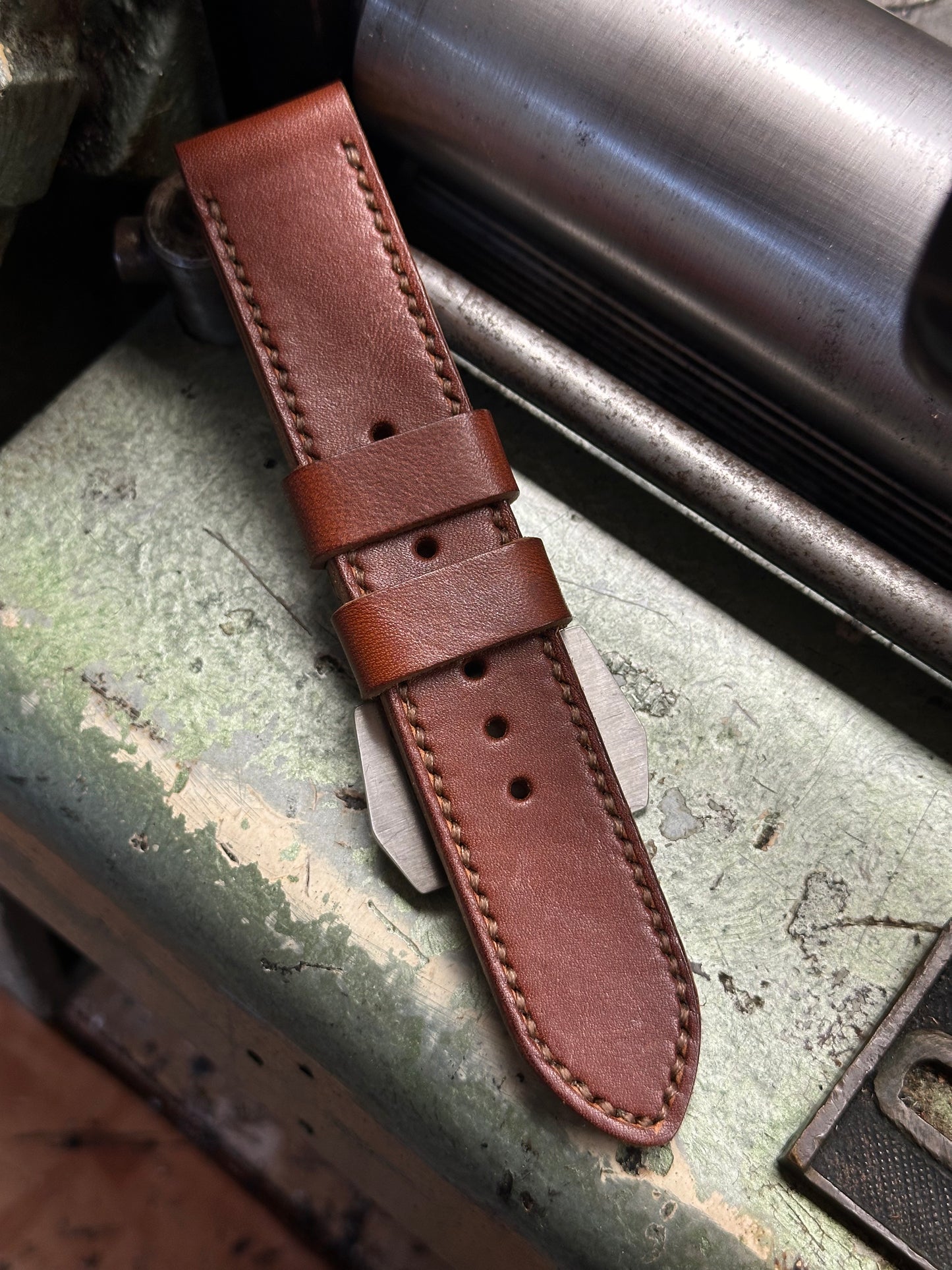 BATTAGLIA CHESTNUT BROWN [sanders] strap W: 26/26 L: 155/90 T: 4,2mm