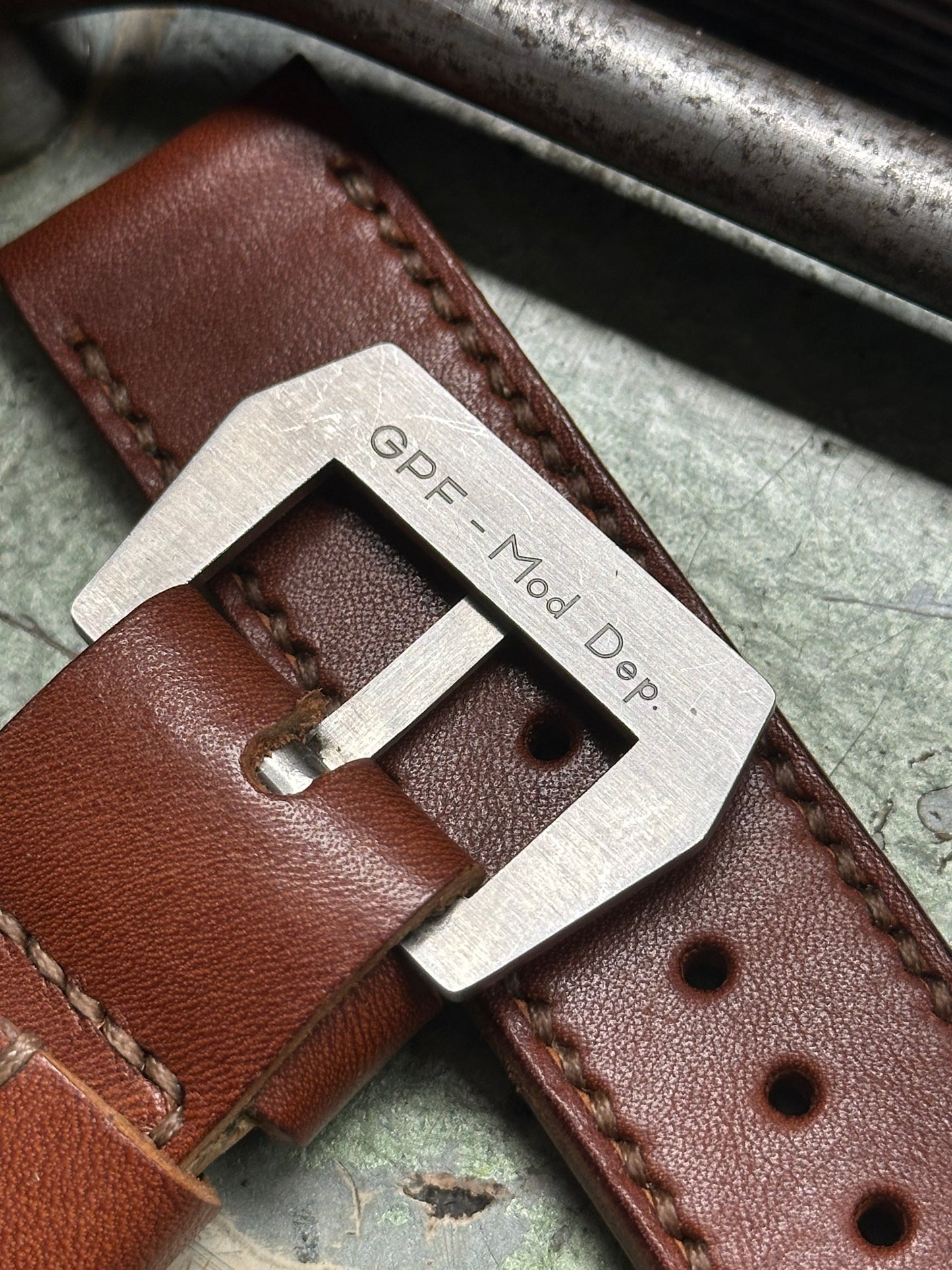 BATTAGLIA CHESTNUT BROWN [sanders] strap W: 26/26 L: 155/90 T: 4,2mm