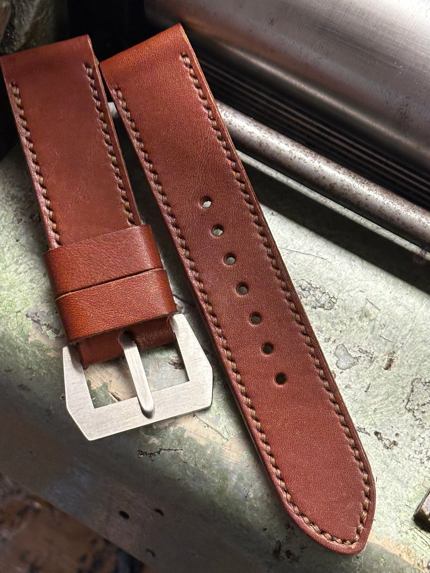 BATTAGLIA CHESTNUT BROWN [sanders] strap W: 26/26 L: 155/90 T: 4,2mm