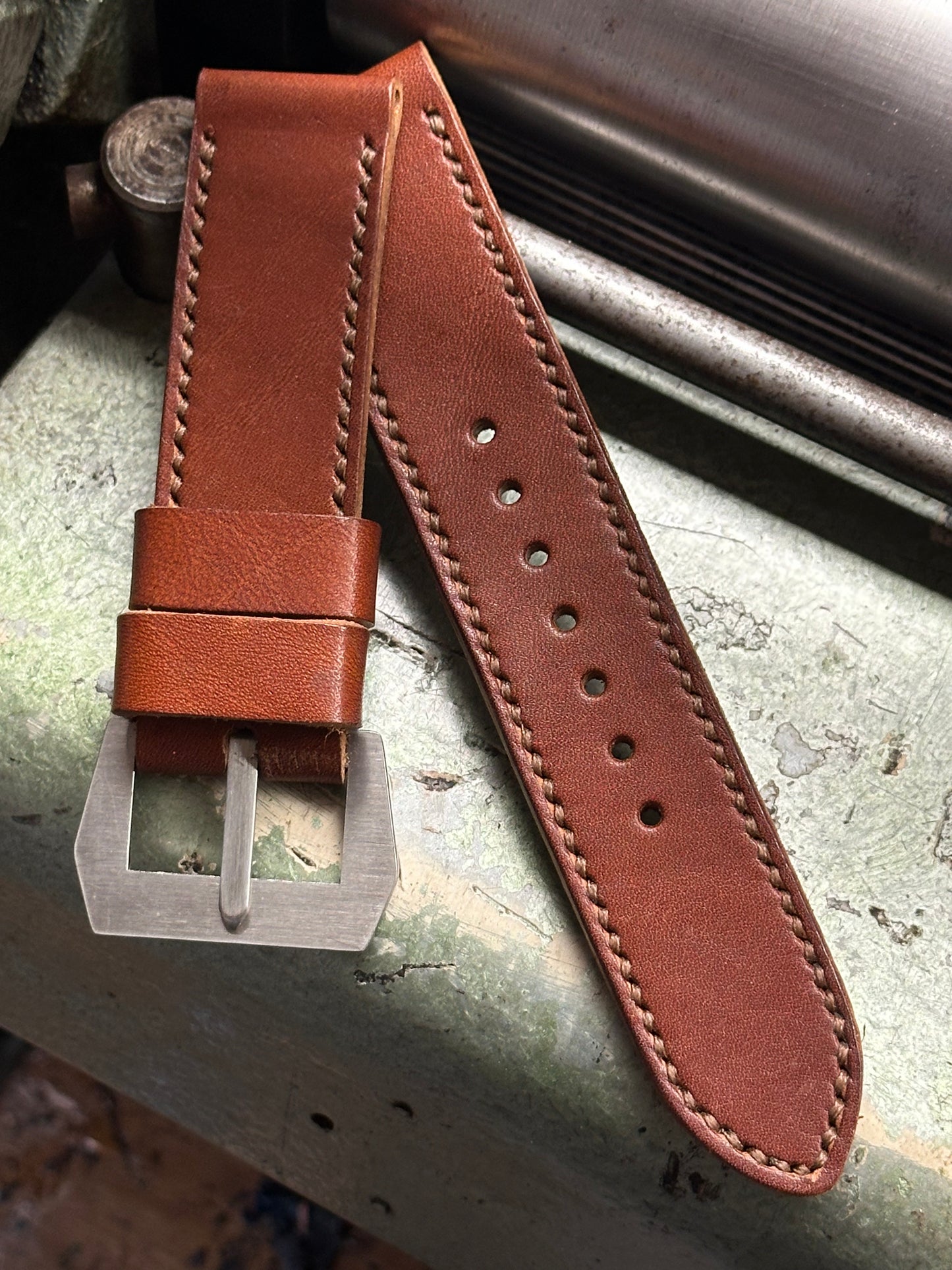 BATTAGLIA CHESTNUT BROWN [sanders] strap W: 26/26 L: 155/90 T: 4,2mm