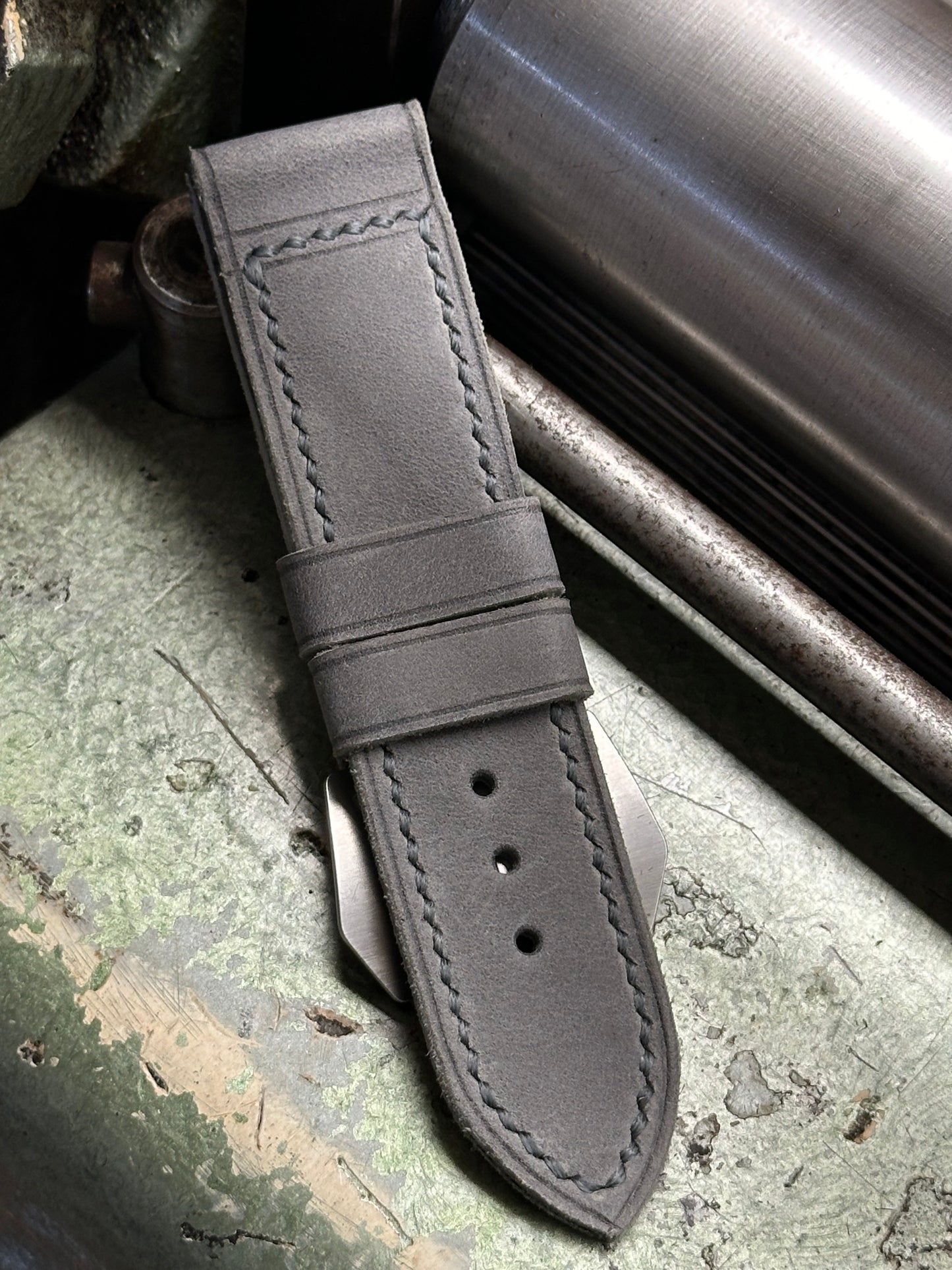 ACCIAIO GRIGIO Vintage style [sanders] strap